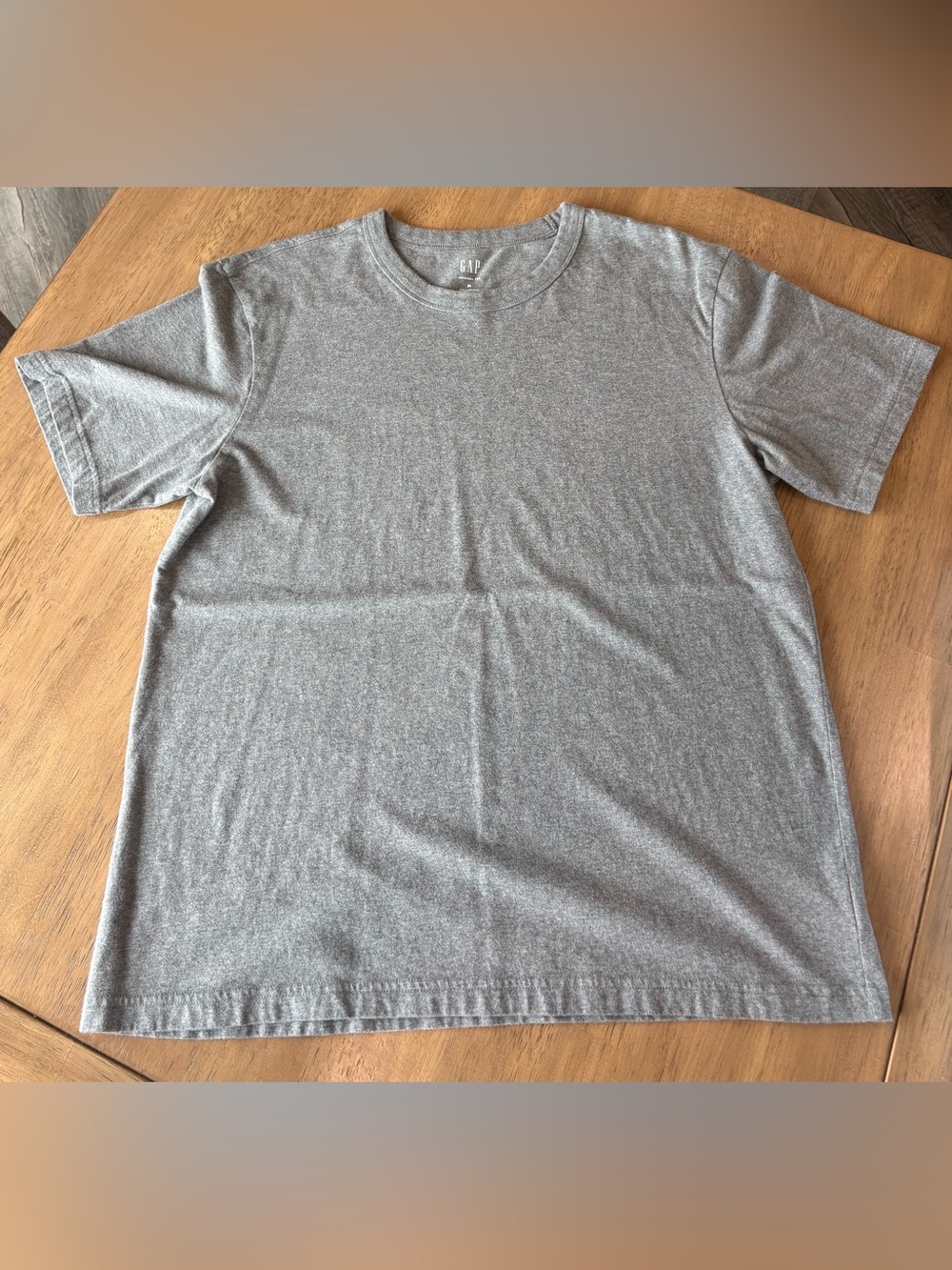 GAP Men’s Original Tee Heather Gray Crew Tee Size Medium
